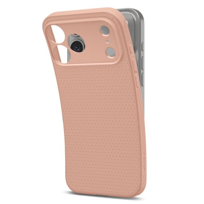 Bild 4, Spigen iPhone 18 Pro Max / 17 Pro Max Skal Liquid Air Rose Titanium