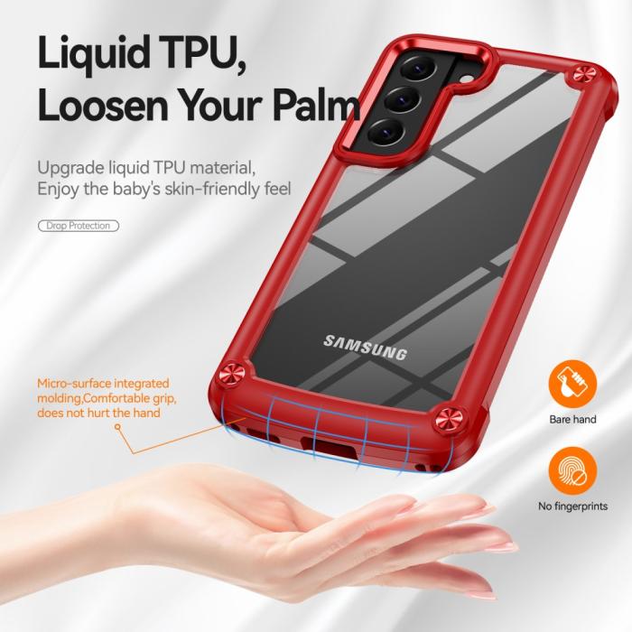 Bild 3, Samsung Galaxy S23 Skal Xtreme Shockproof Hybrid Röd