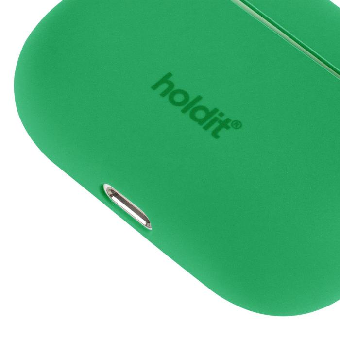 Bild 3, holdit Silikonfodral AirPods Pro Nygård Grass Green