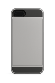 iPhone 7/8 Plus Skal Med Kortfack - Silver