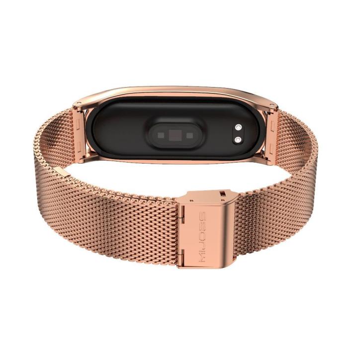 Bild 4, Tech-Protect Milanese Metall Armband Xiaomi Mi Smart Band 5/6 Roséguld