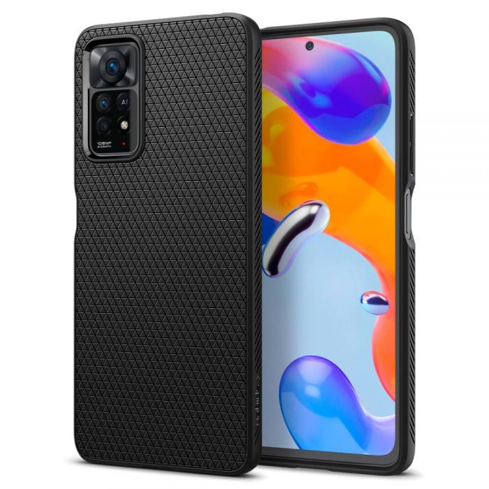 Bild 1, Spigen Xiaomi Redmi Note 11 Pro 5G Skal Liquid Air Matt Svart