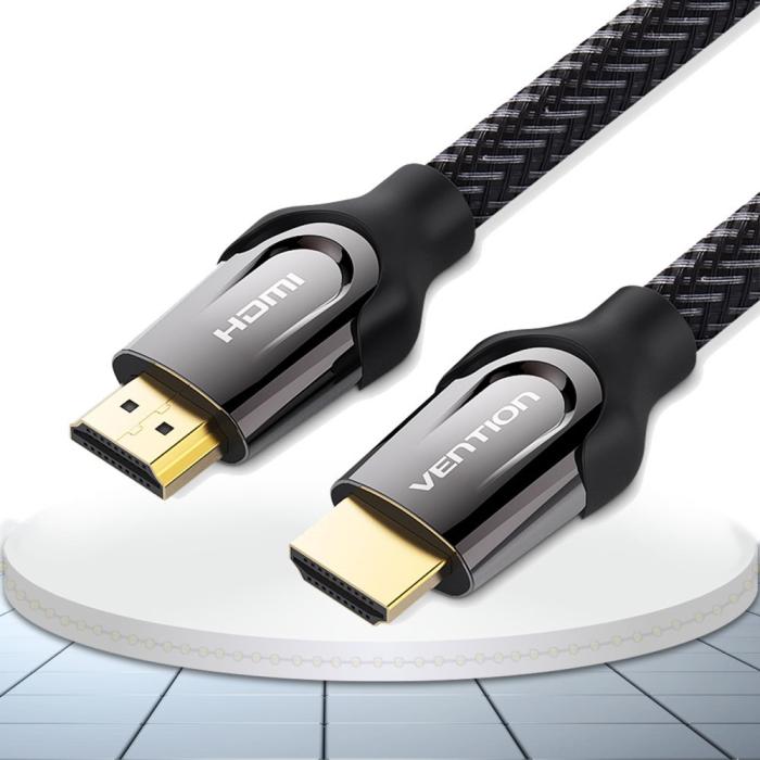 Bild 1, VENTION 5m 4K 60Hz HD HDMI - HDMI Nylon Kabel Svart