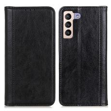 Samsung Galaxy S22 Plus Fodral Flip Split Läder Svart
