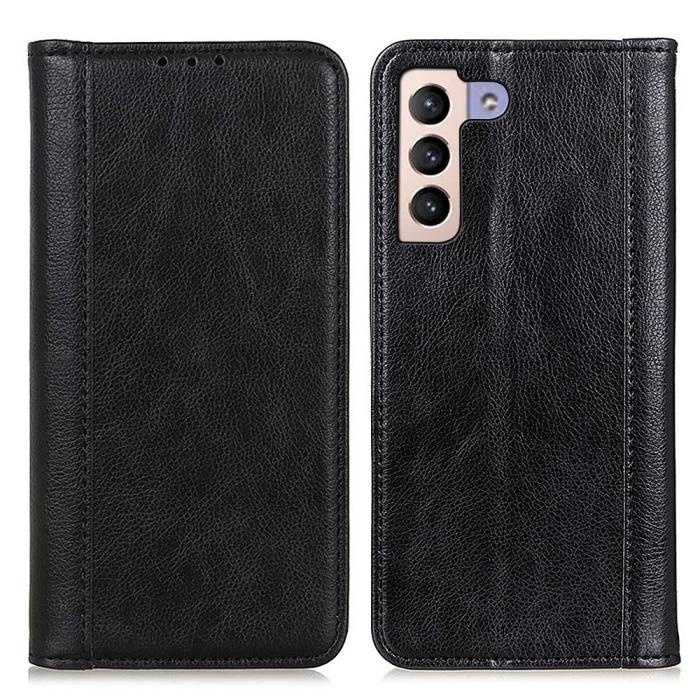 Bild 1, Samsung Galaxy S22 Plus Fodral Flip Split Läder Svart