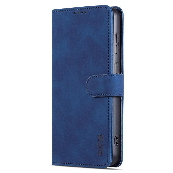 Bild 6, AZNS Samsung Galaxy S24 FE Fodral Läder Blå