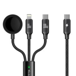 Mcdodo 1.2m 3in1 USB-C Till USB-C 100W/Lightning/Apple Watch