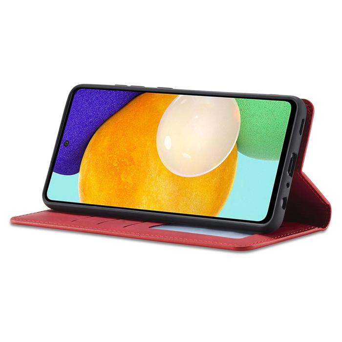 Bild 3, FORWENW Samsung Galaxy A23 5G Fodral Flip Läder Röd