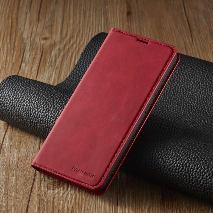 Bild 5, FORWENW Samsung Galaxy A23 5G Fodral Flip Läder Röd