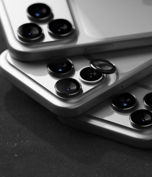 Bild 5, Ringke iPhone 18 Pro / 18 Pro Max 2-PACK Linsskydd Svart