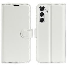 Samsung Galaxy A25 5G Fodral Litchi Läder Vit