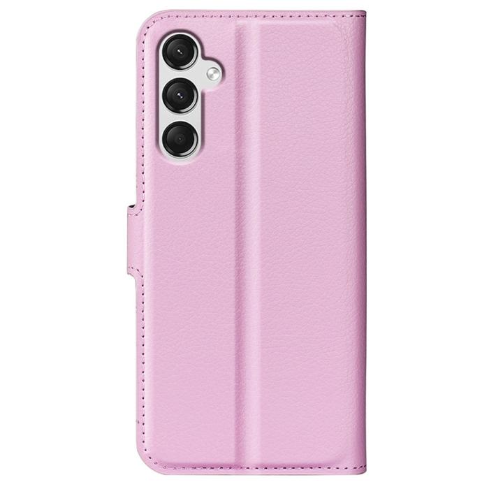 Bild 6, Samsung Galaxy A25 5G Fodral Litchi Läder Ljus Rosa