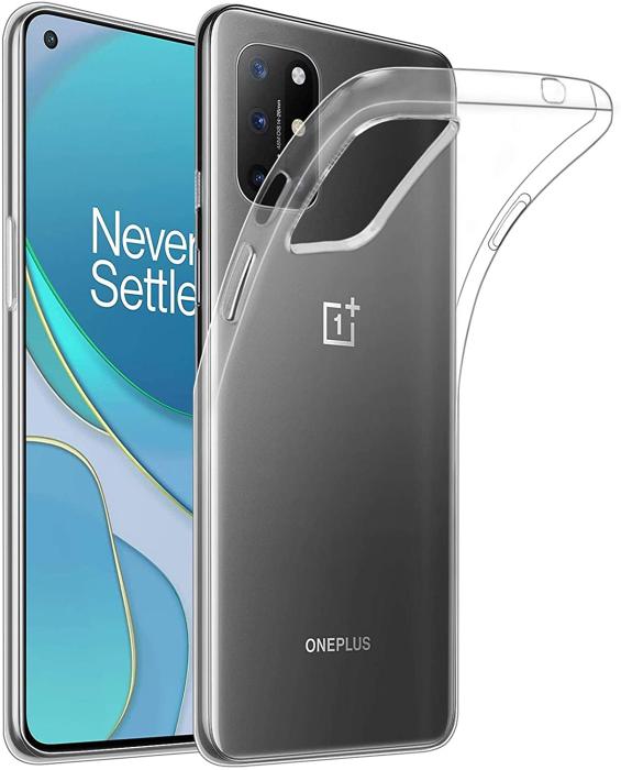 Bild 1, OnePlus 8T - Transparent TPU Skal