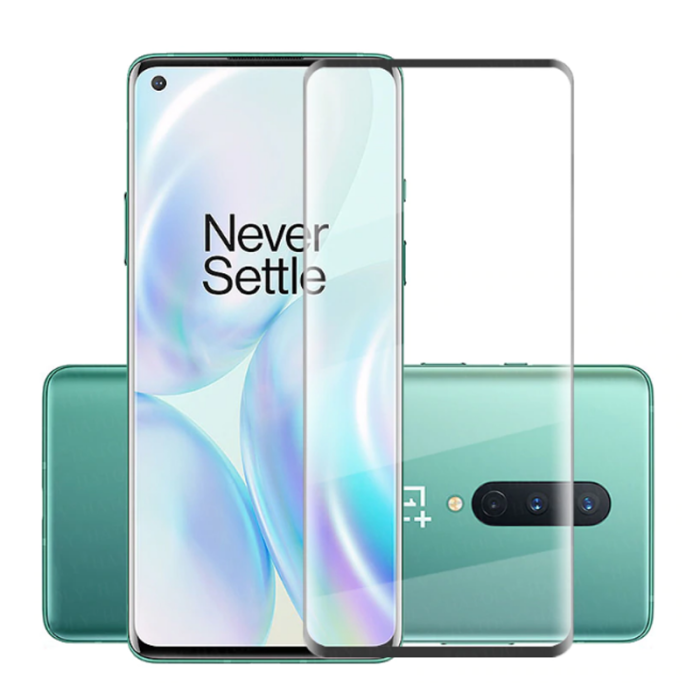 Bild 1, OnePlus 8T - 2-Pack Heltäckande Skärmskydd i Härdat Glas