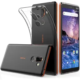 Nokia 7 Plus - Transparent TPU Skal