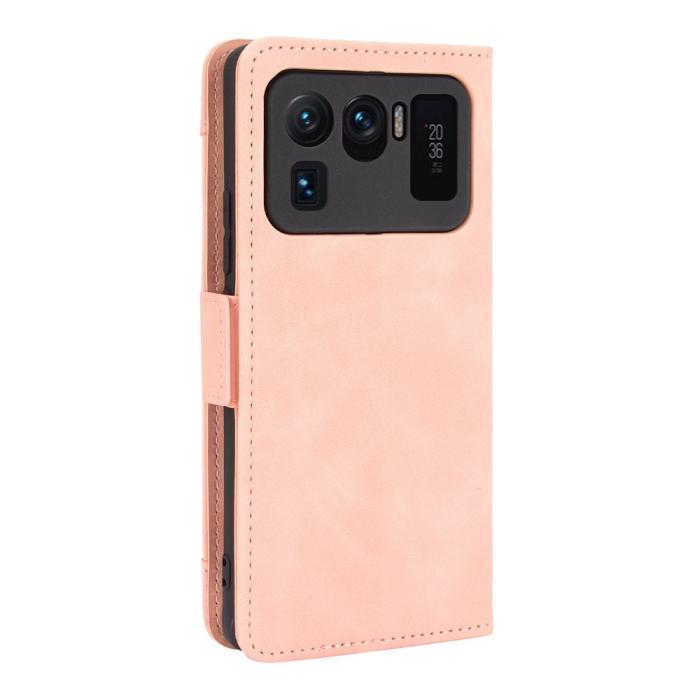Bild 3, Xiaomi Mi 11 Ultra - Fodral Med Avtagbart Kortfodral - Ljus Rosa