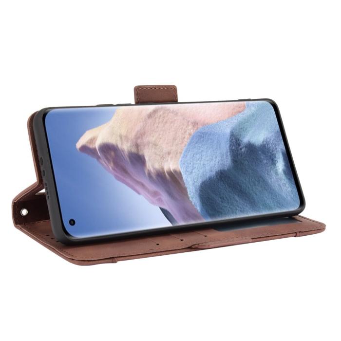 Bild 4, Xiaomi Mi 11 Ultra - Fodral Med Avtagbart Kortfodral - Brun