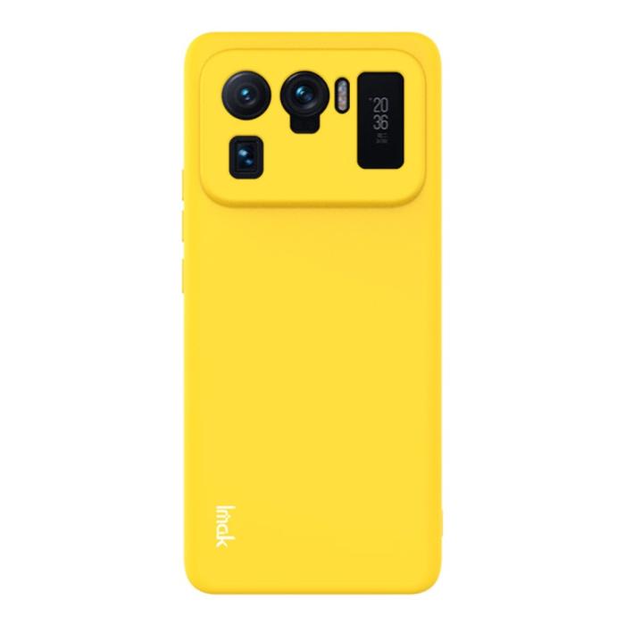 Bild 1, Xiaomi Mi 11 Ultra - IMAK Skin Touch Skal - Gul