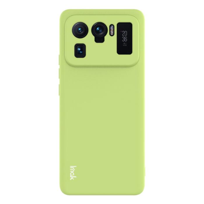 Bild 1, Xiaomi Mi 11 Ultra - IMAK Skin Touch Skal - Grön