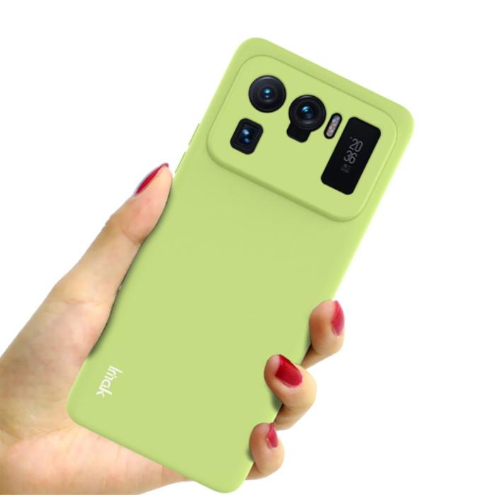 Bild 4, Xiaomi Mi 11 Ultra - IMAK Skin Touch Skal - Grön