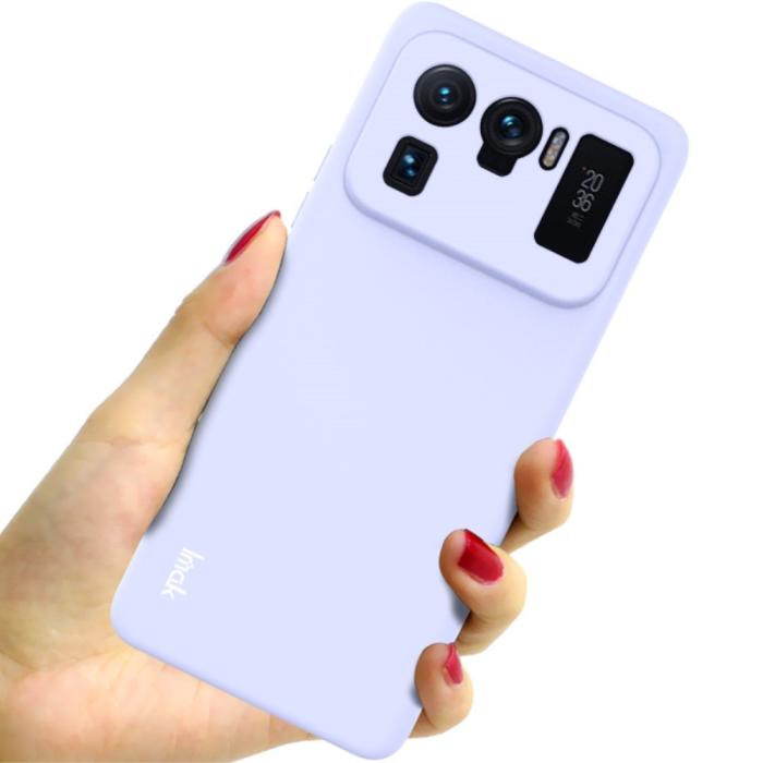 Bild 4, Xiaomi Mi 11 Ultra - IMAK Skin Touch Skal - Lila