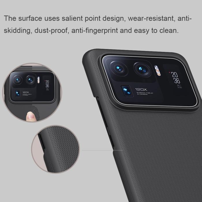 Bild 5, Xiaomi Mi 11 Ultra - NILLKIN Frosted Shield Skal - Svart