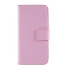 iPhone 7/8/SE (2020/2022) - Äkta Läder Plånboksfodral - Ljus Rosa