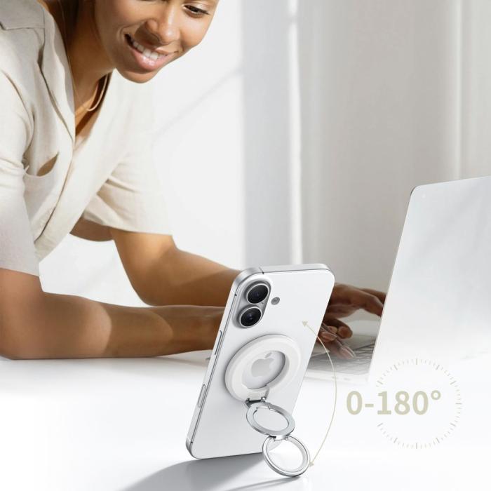 Bild 4, Tech-Protect Magnetisk MagSafe Ringhållare Vit