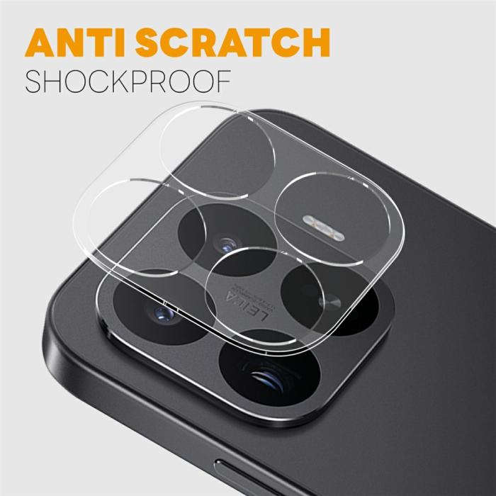 Bild 2, NORTHJO Xiaomi 17T Pro 2-PACK Linsskydd Härdat glas Transparent