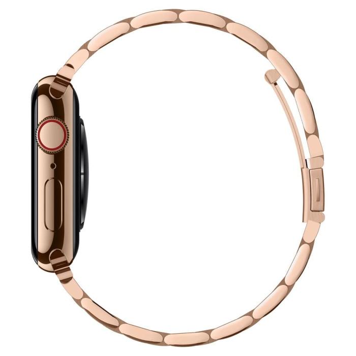 Bild 4, Spigen Apple Watch 38/40/41/42 mm Armband Modern Fit Roséguld