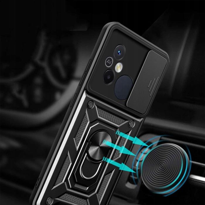 Bild 4, Tech-Protect Xiaomi Redmi 12C Skal CamShield Pro Svart