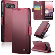 CASEME Google Pixel 9a Fodral RFID L&auml;der R&ouml;d