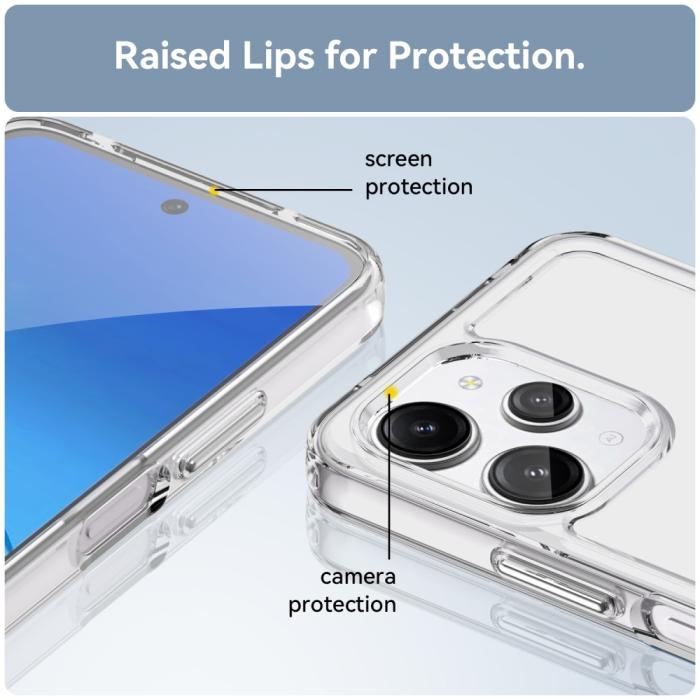 Bild 6, Xiaomi Redmi 12 5G/4G Skal Akryl/TPU Transparent