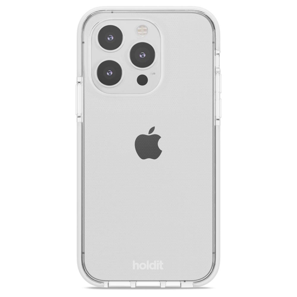 holdit iPhone 15 Pro Mobilskal Seethru Vit