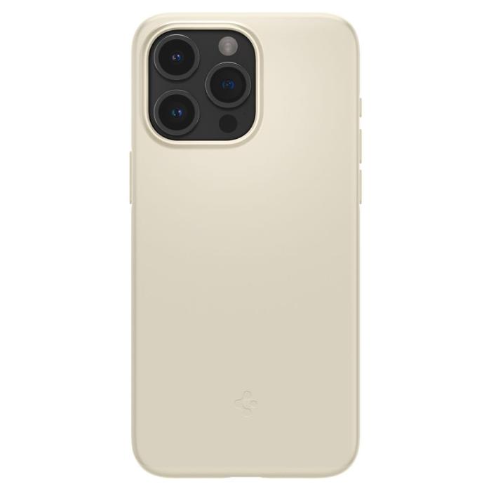Bild 2, Spigen iPhone 15 Pro Skal Thin Fit Mute Beige