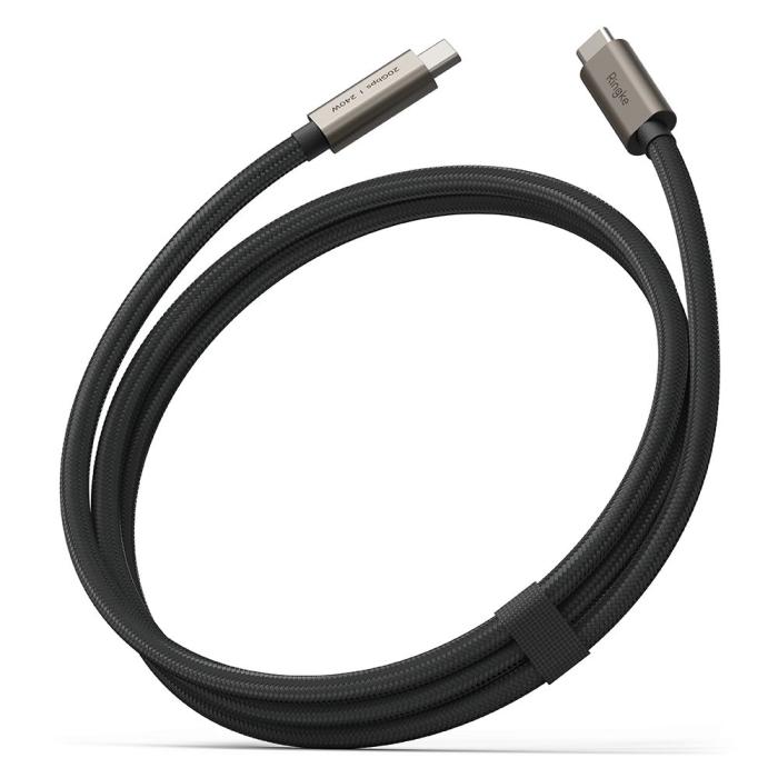 Bild 2, Ringke 1m 240W PD USB 3.2 Gen 2x2 USB-C - USB-C Ka