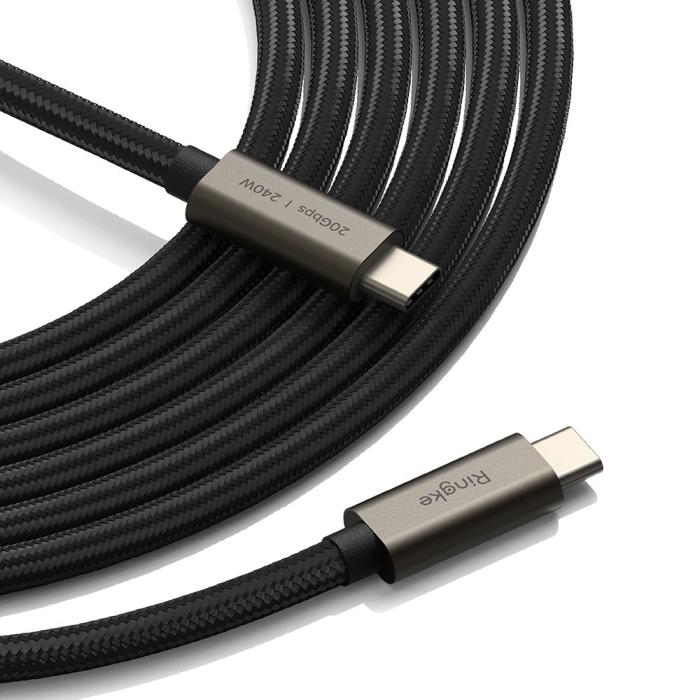 Bild 3, Ringke 1m 240W PD USB 3.2 Gen 2x2 USB-C - USB-C Ka