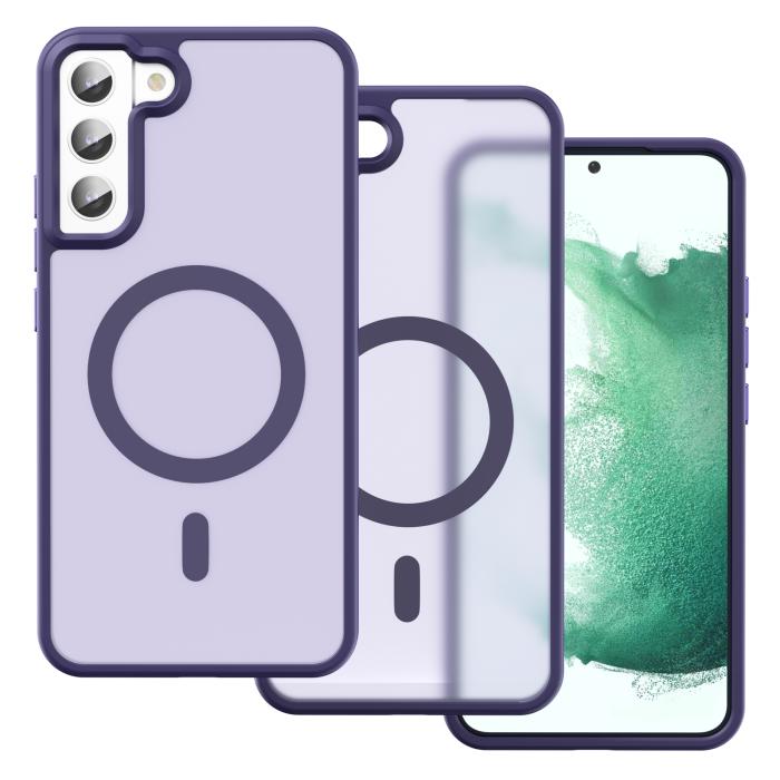 Bild 2, ColorPop Samsung Galaxy S22 Plus Skal CH MagSafe Matt Lila