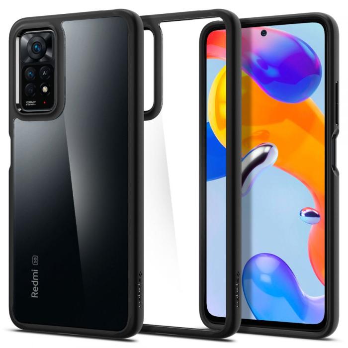 Bild 1, Spigen Xiaomi Redmi Note 11 Pro 5G Skal Ultra Hybrid Matt Svart
