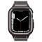 Spigen Apple Watch 44/45 mm Skal/Armband Metal Fit 'Pro' Grafit