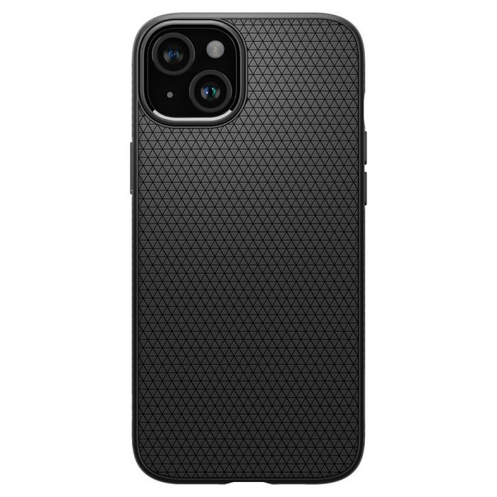 Bild 2, Spigen iPhone 15 Plus Skal Liquid Air Matt Svart
