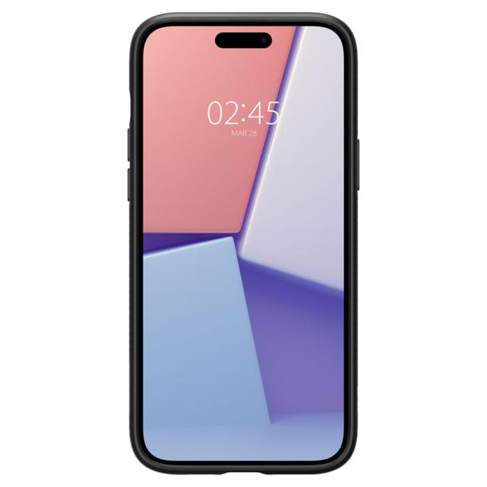 Bild 3, Spigen iPhone 15 Plus Skal Liquid Air Matt Svart