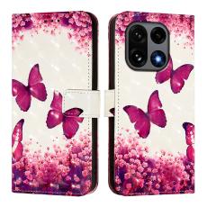 OnePlus 15 Fodral Med Tryck Rosa Fj&auml;ril