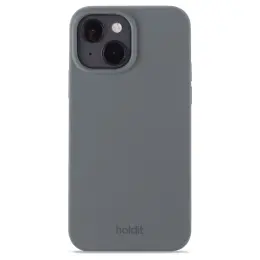 holdit iPhone 14/13 Mobilskal Silikon Space Gray