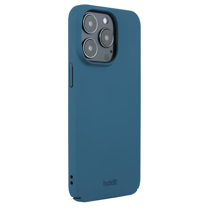 Bild 2, holdit iPhone 15 Pro Mobilskal Slim Denim Blue