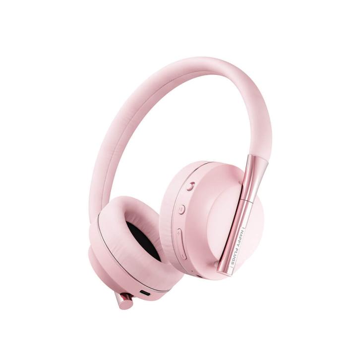 Bild 4, Happy Plugs Play Hörlurar Over-Ear 85dB Trådlös Roséguld