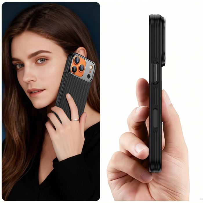 Bild 6, Tech-Protect iPhone 17 Pro Skal MagSafe Kevlar Aramid Svart
