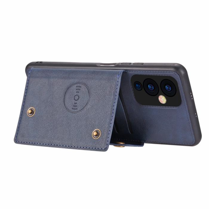 Bild 3, Xiaomi Mi 11i - Läder Skal Med Kortfack Och Magnet - Blå