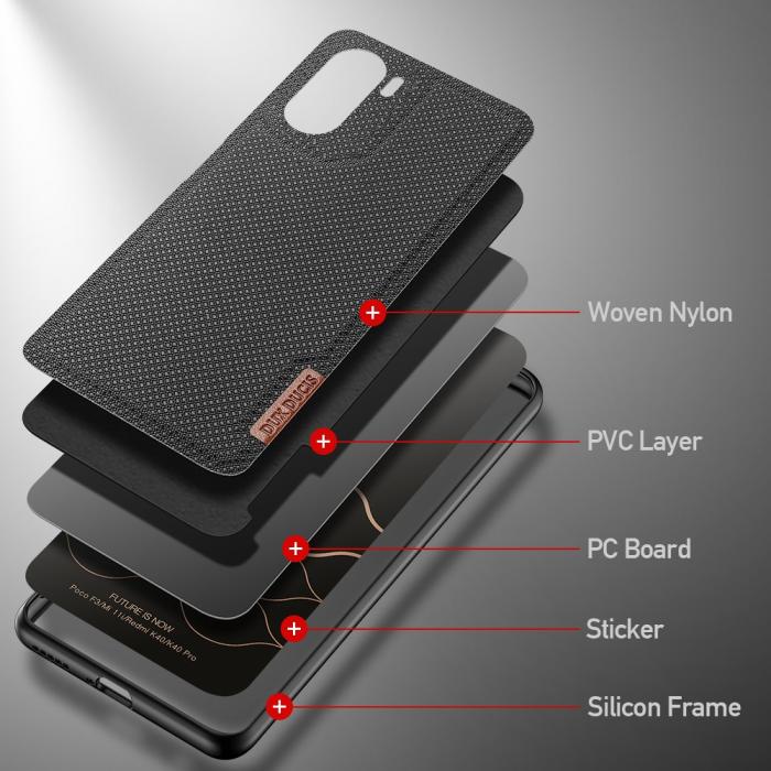 Bild 3, Xiaomi Mi 11i - DUX DUCIS FINO Hybrid Skal - Svart