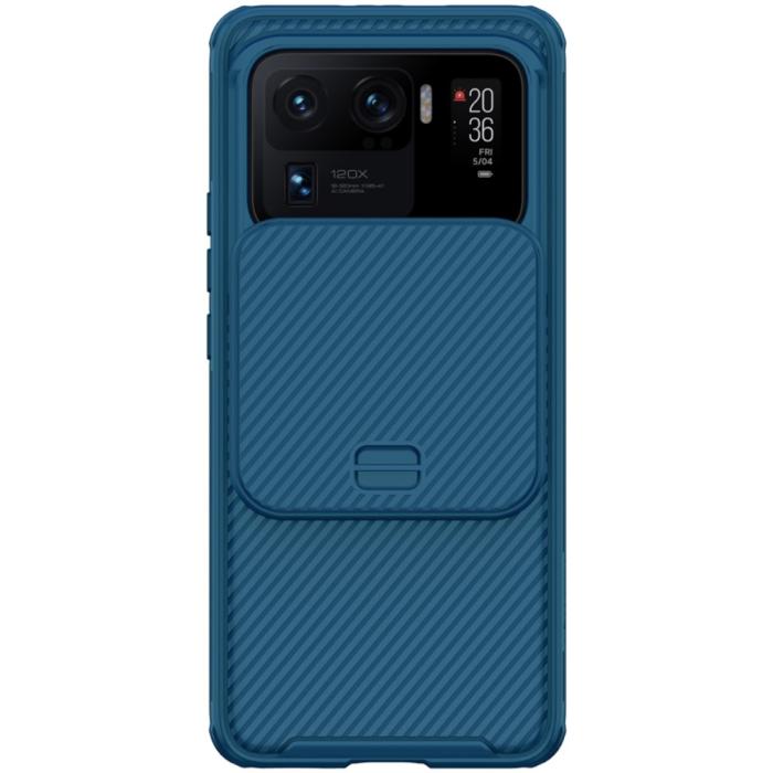 Bild 2, Xiaomi Mi 11 Ultra - NILLKIN CamShield Pro Skal - Blå